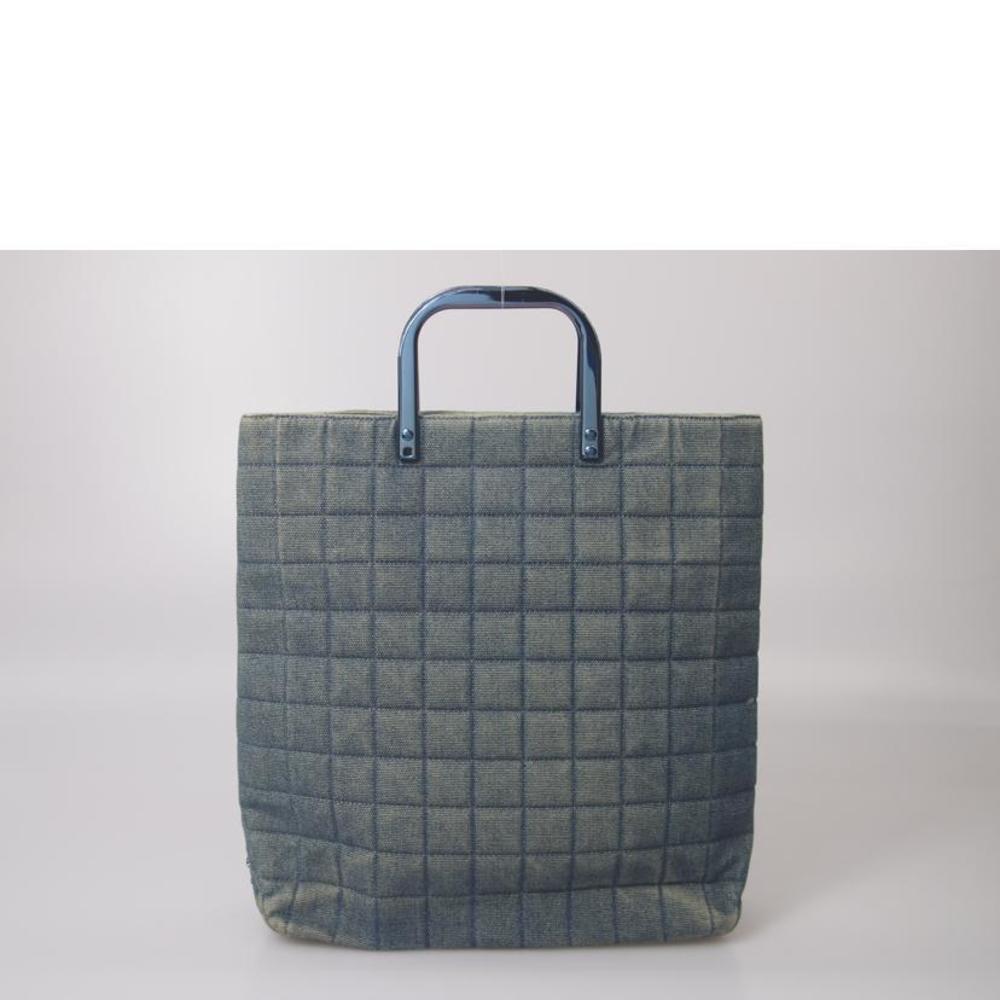 Chanel Denim Bag Black Tote